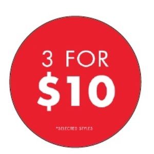 3/$10 LADIES TOP & more...